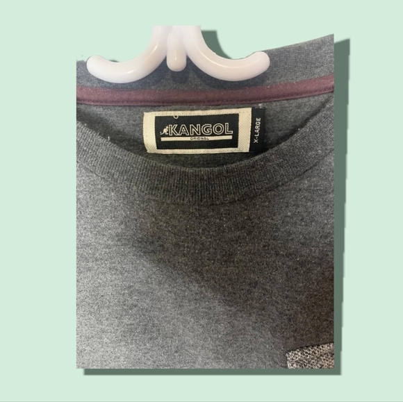 Kangol  Gray Elbow Patch Sweater Size: XL - Picture 4 of 5